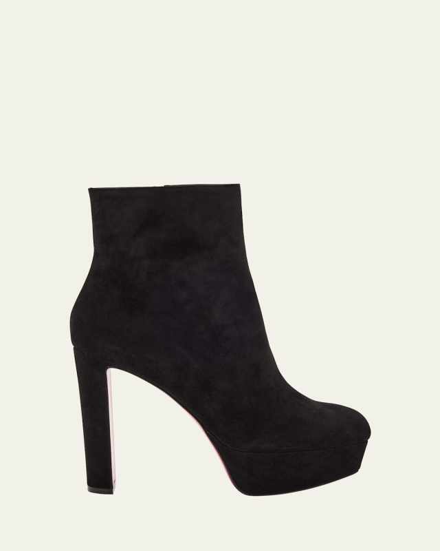 Loo Suede Red Sole Ankle Booties